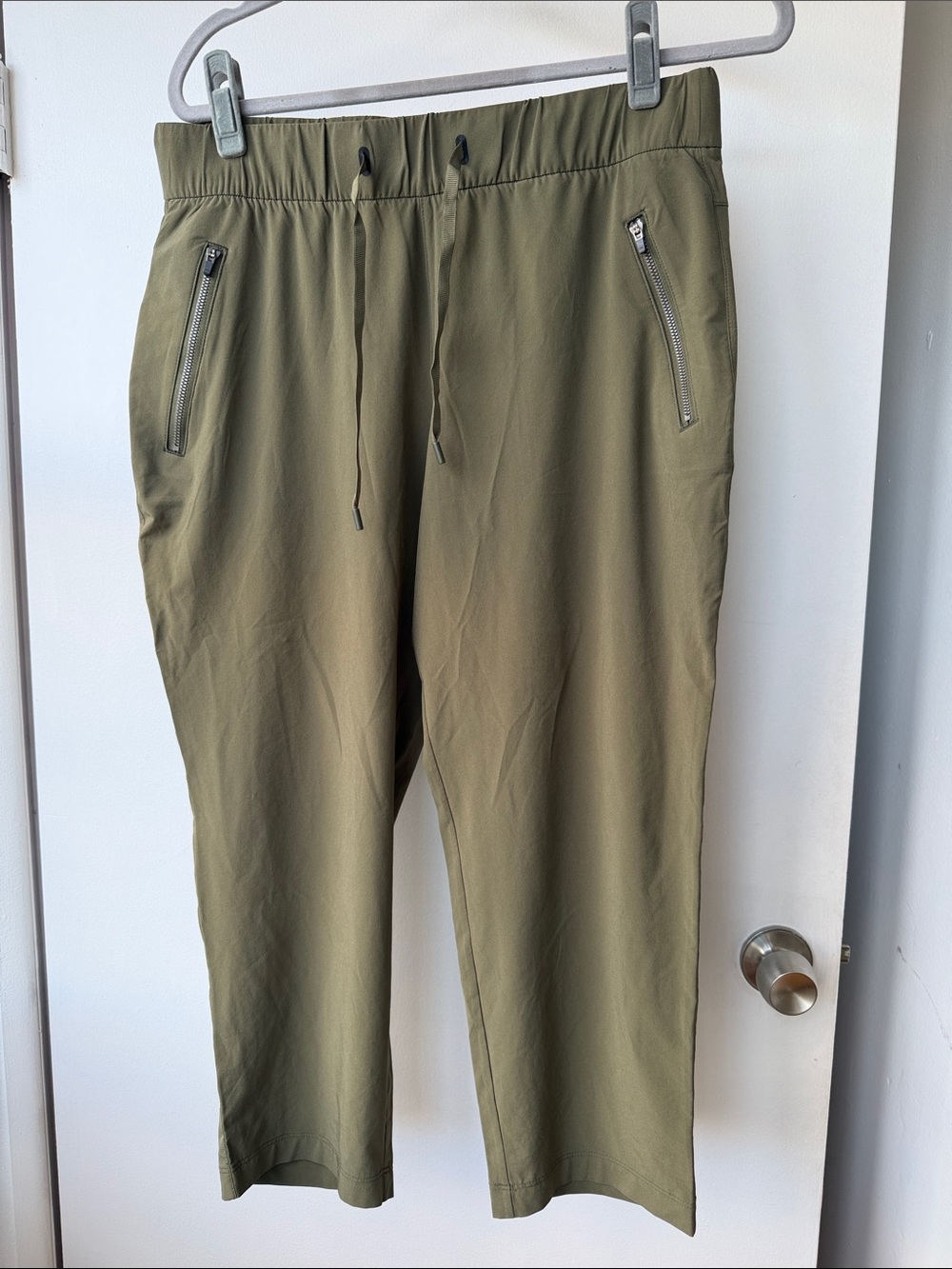 Eddie Bauer Olive Drawstring Jogger Pants